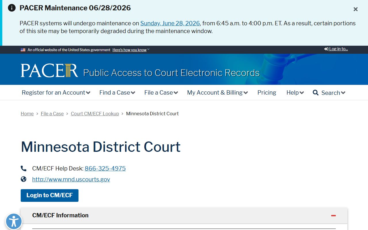 Swift County probate records federal PACER distinction page